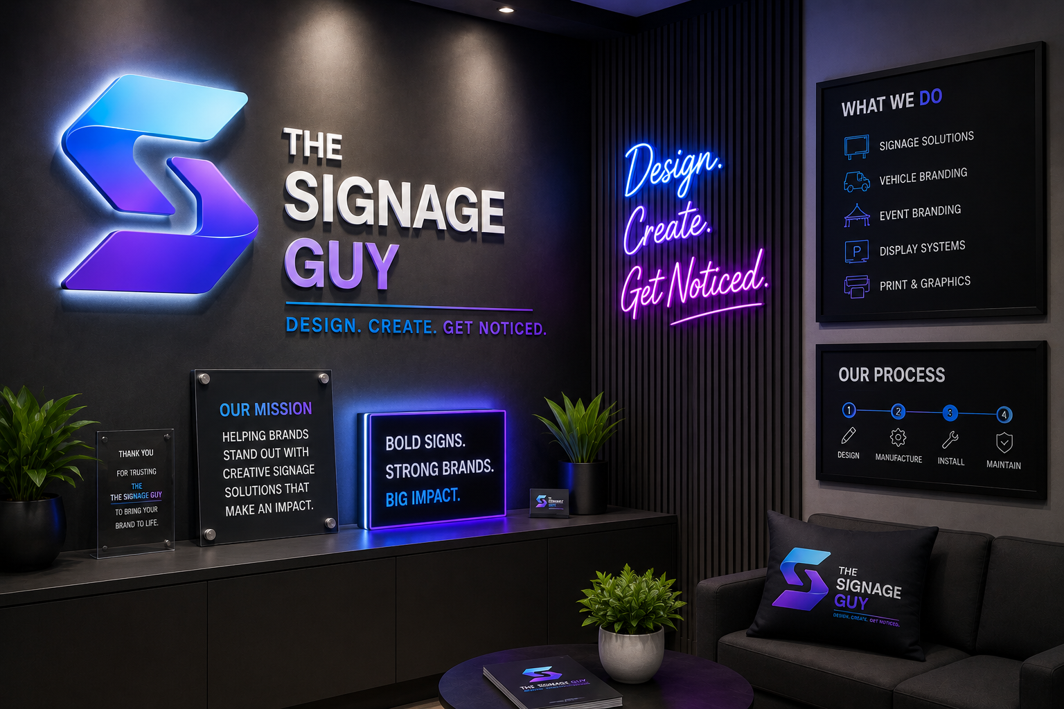 Brand application collage