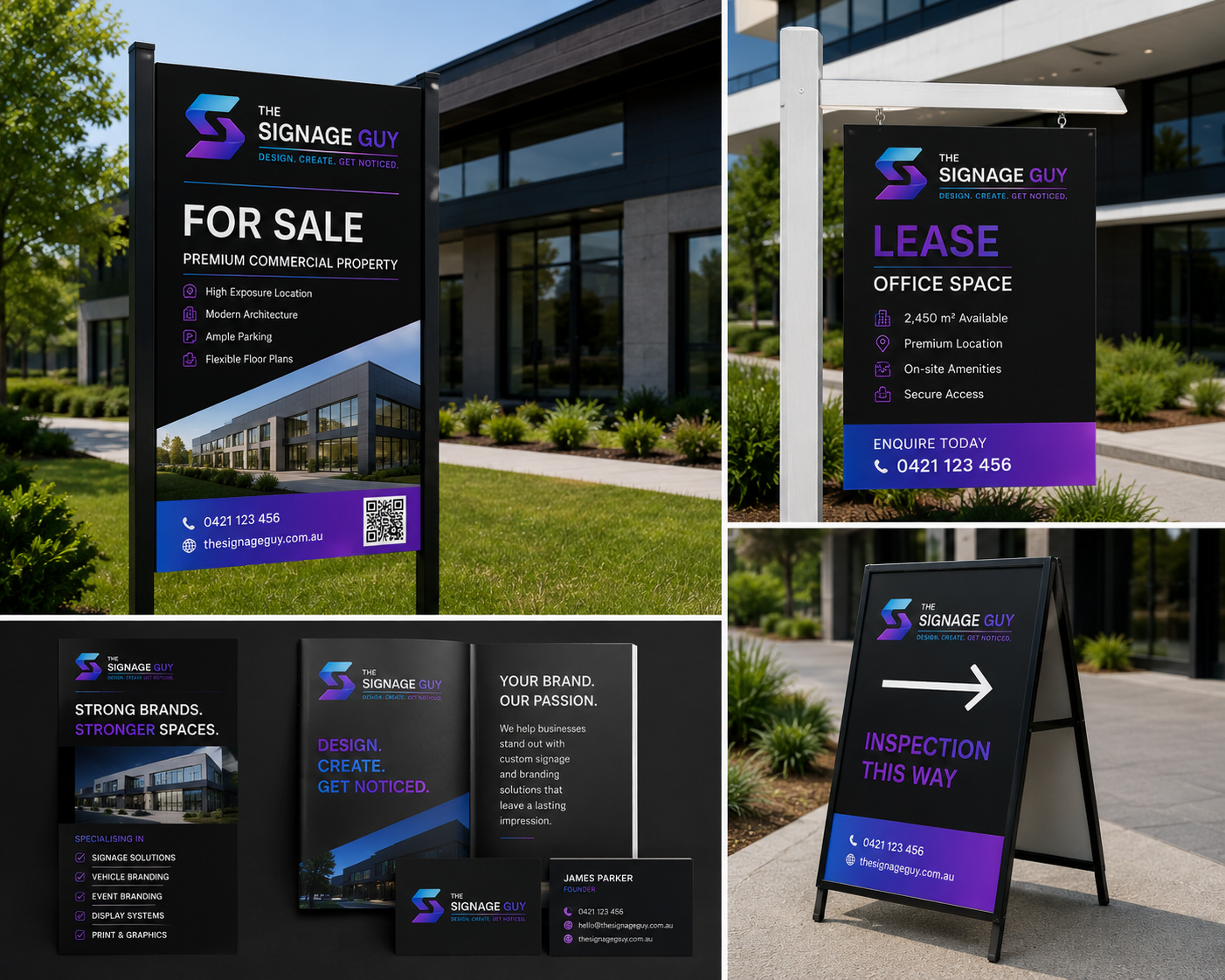 Property signage examples